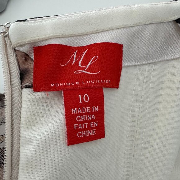 ML Monique Lhuillier, Size 10 - Picture 9 of 15